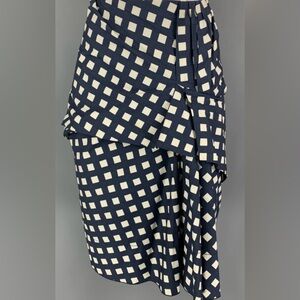 Marc Jacobs Navy and white Check Skirt